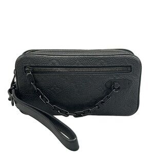 Louis Vuitton Clutch Monogram Empreinte Pochette Volga Noir Black